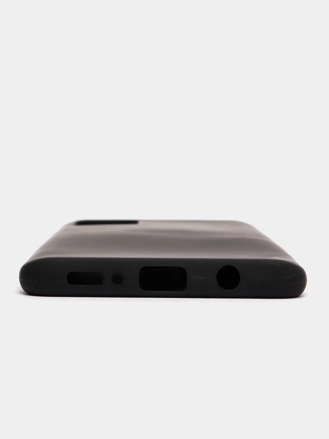 Черный чехол Siliconе Case для Samsung A71 Cамсунг А71 soft touch