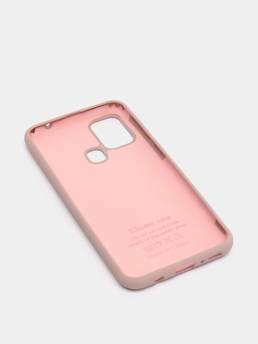 Светло-коричневый чехол Siliconе Case для Samsung M31 Cамсунг М31 soft touch