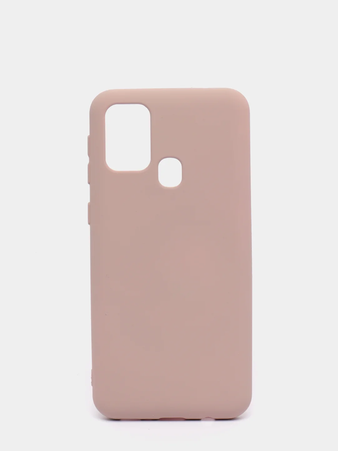 Светло-коричневый чехол Siliconе Case для Samsung M31 Cамсунг М31 soft touch