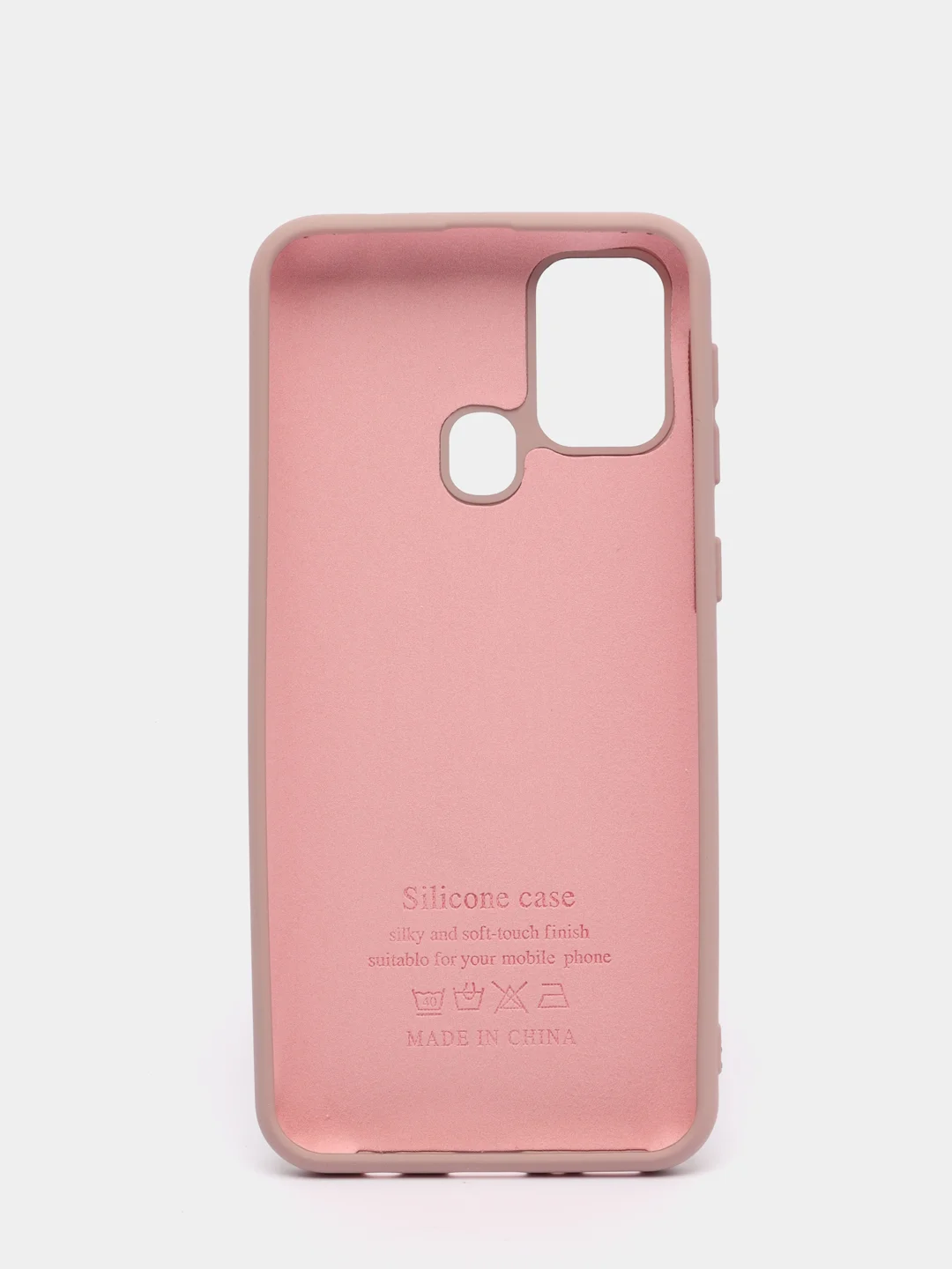 Светло-коричневый чехол Siliconе Case для Samsung M31 Cамсунг М31 soft touch