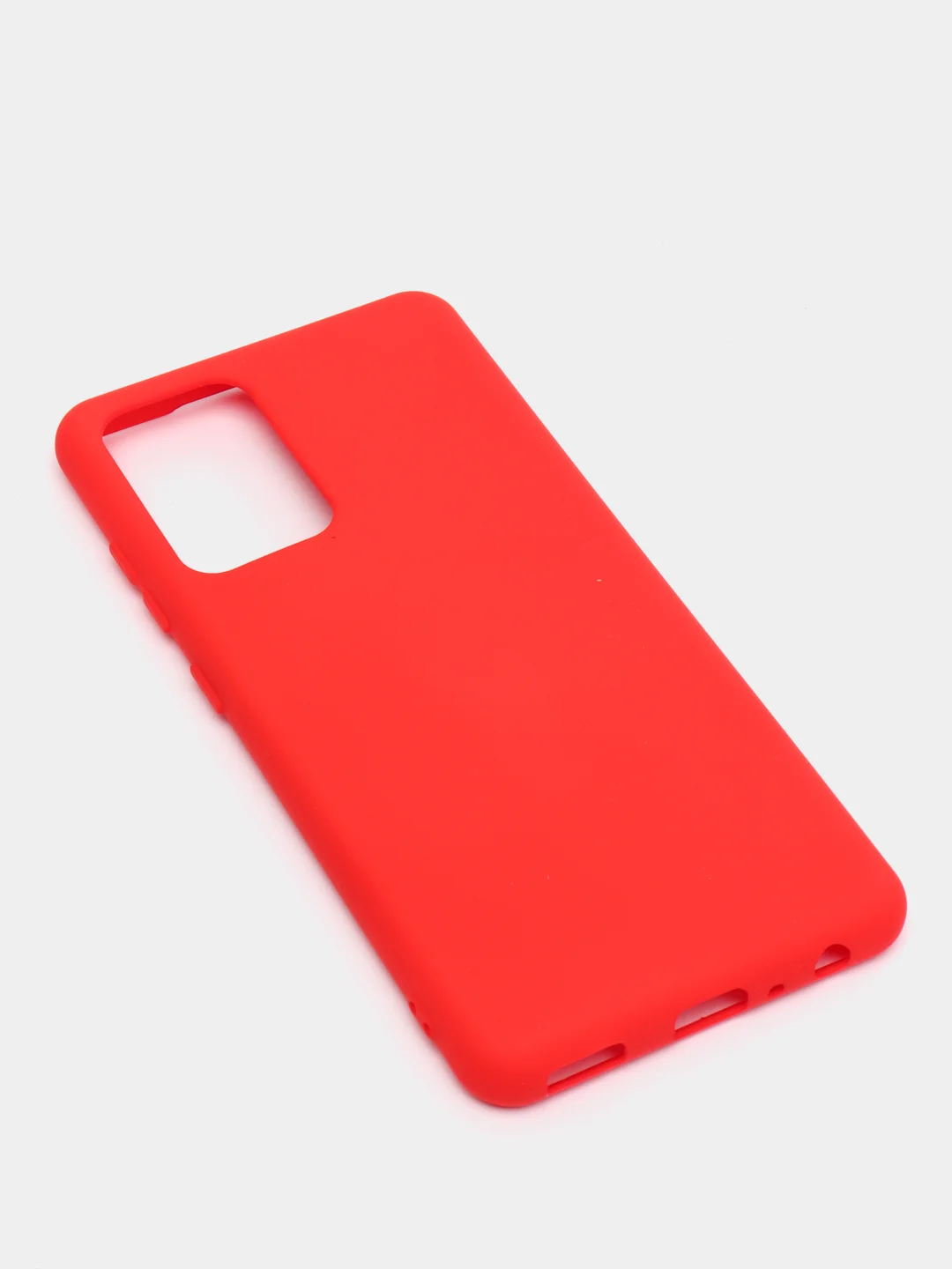 Красный чехол Siliconе Case для Samsung A52 Cамсунг А52 soft touch