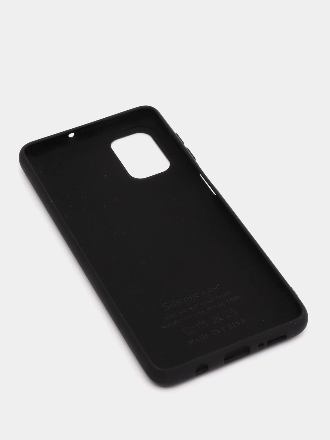 Черный чехол Siliconе Case для Samsung M51 Cамсунг М51 soft touch