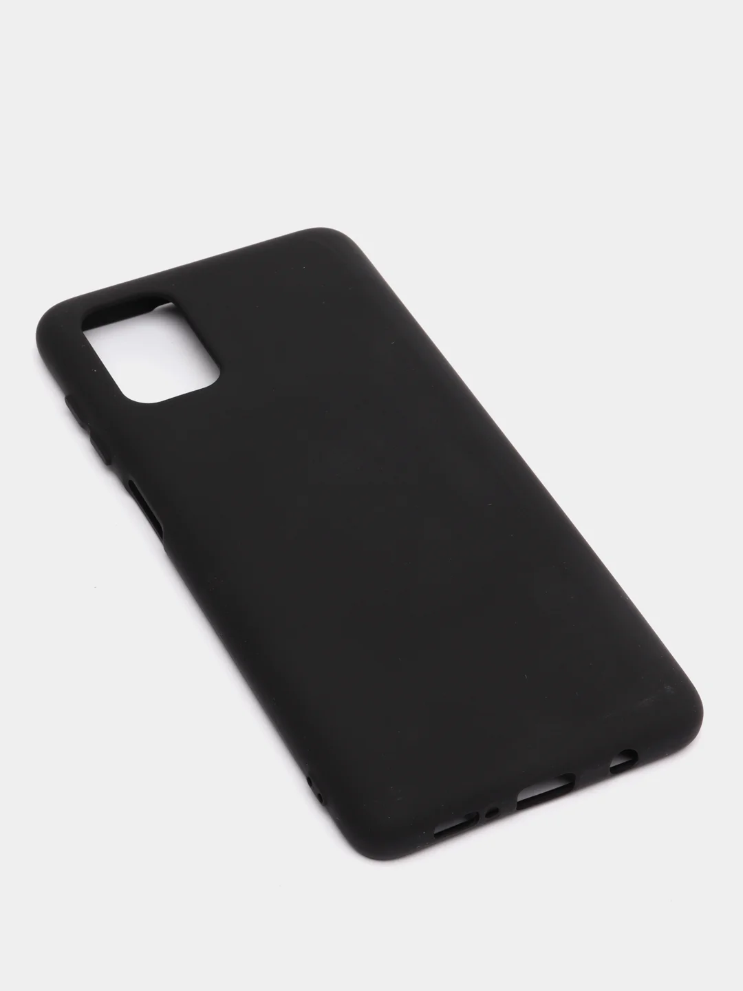 Черный чехол Siliconе Case для Samsung M51 Cамсунг М51 soft touch