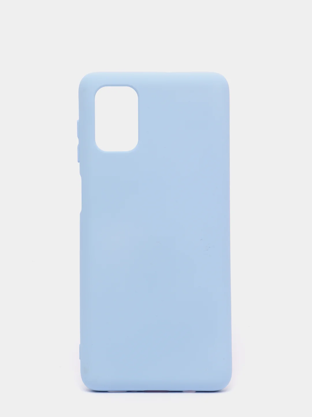 Голубой чехол Siliconе Case для Samsung M51 Cамсунг М51 soft touch