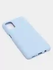 Голубой чехол Siliconе Case для Samsung M51 Cамсунг М51 soft touch