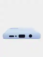 Голубой чехол Siliconе Case для Samsung M51 Cамсунг М51 soft touch