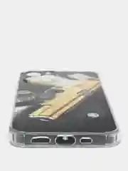 Золотой чехол iPhone 12 / 12 Pro, 12 Pro Max, 12 Mini чехол силиконовый с рисунком