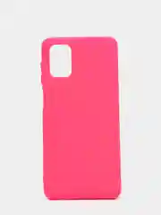 Алый чехол Siliconе Case для Samsung M51 Cамсунг М51 soft touch