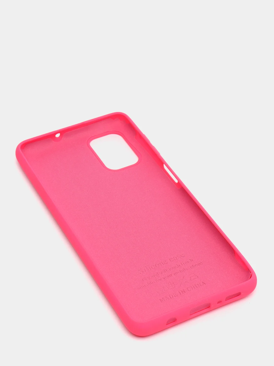 Алый чехол Siliconе Case для Samsung M51 Cамсунг М51 soft touch