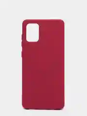 Тёмно-бордовый чехол Siliconе Case для Samsung A71 Cамсунг А71 soft touch