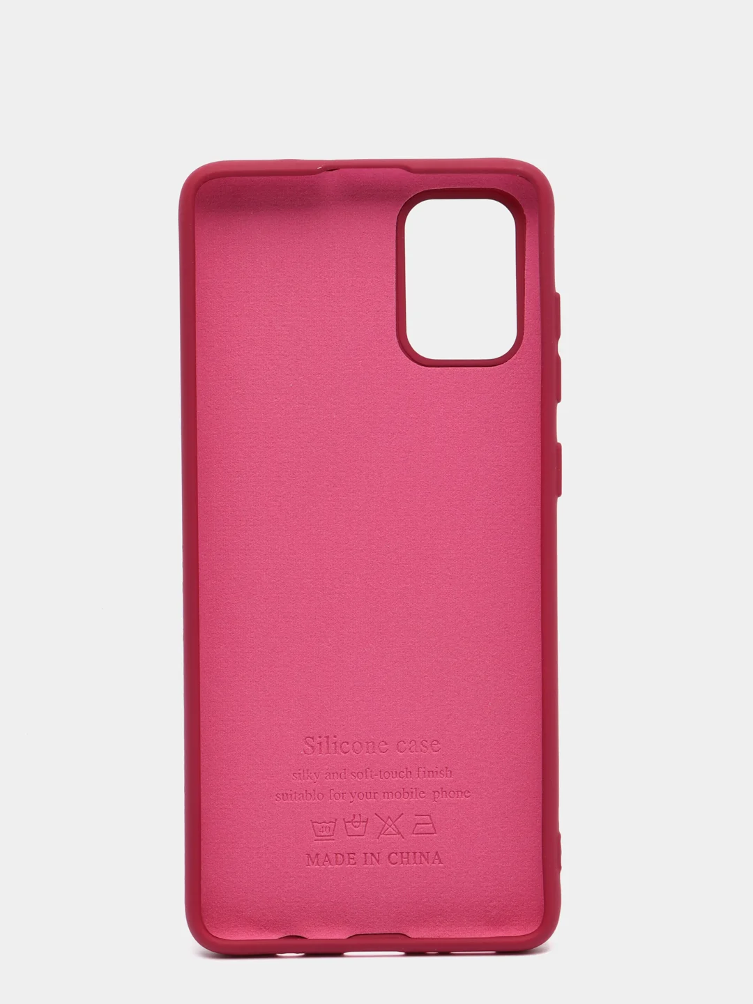 Тёмно-бордовый чехол Siliconе Case для Samsung A71 Cамсунг А71 soft touch