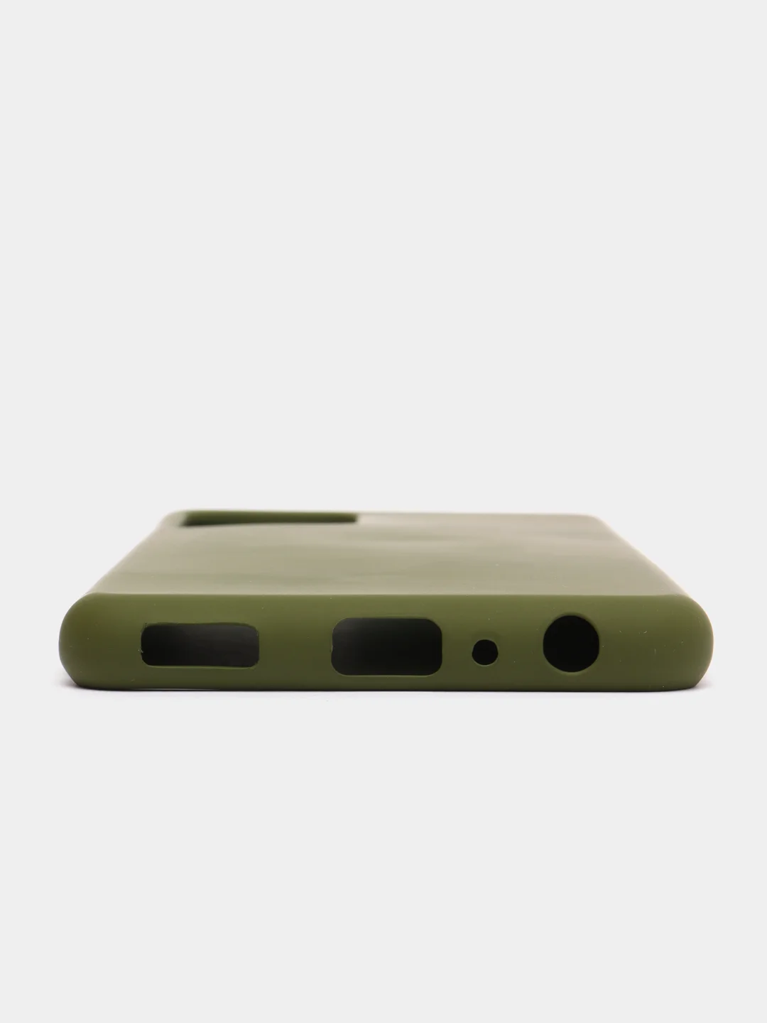 Зелёный хаки чехол Siliconе Case для Samsung A52 Cамсунг А52 soft touch