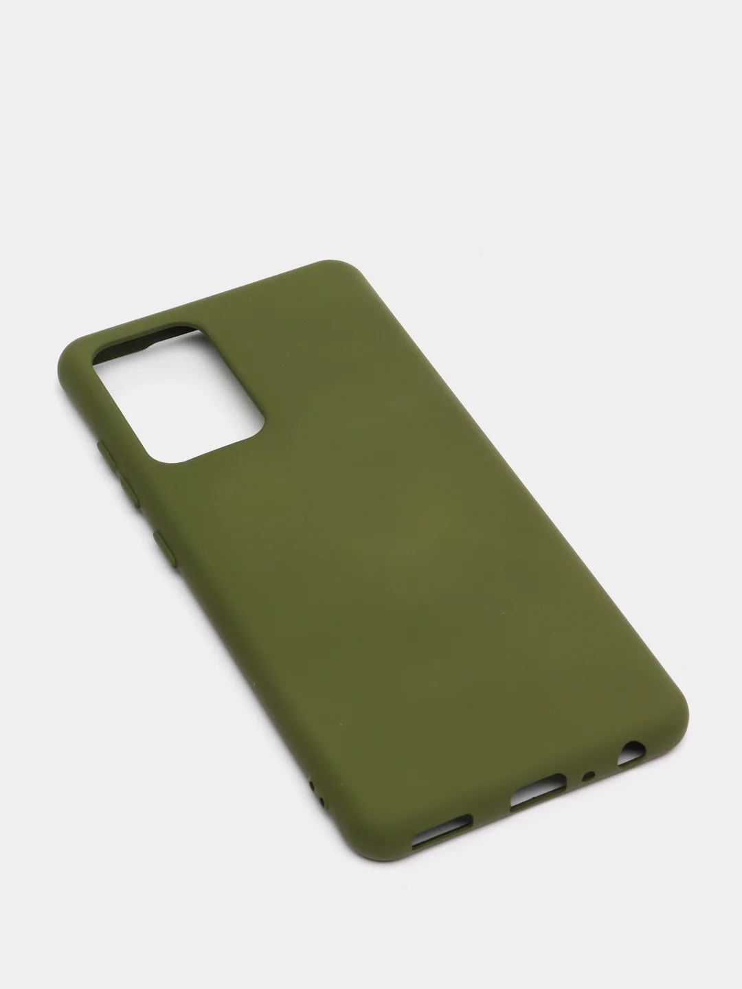 Зелёный хаки чехол Siliconе Case для Samsung A52 Cамсунг А52 soft touch