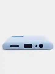 Голубой силиконовый чехол с Soft-touch покрытием Honor 10X Lite