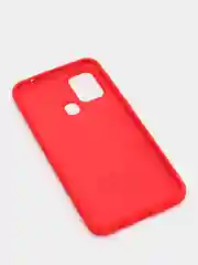 Красный чехол Siliconе Case для Samsung M31 Cамсунг М31 soft touch