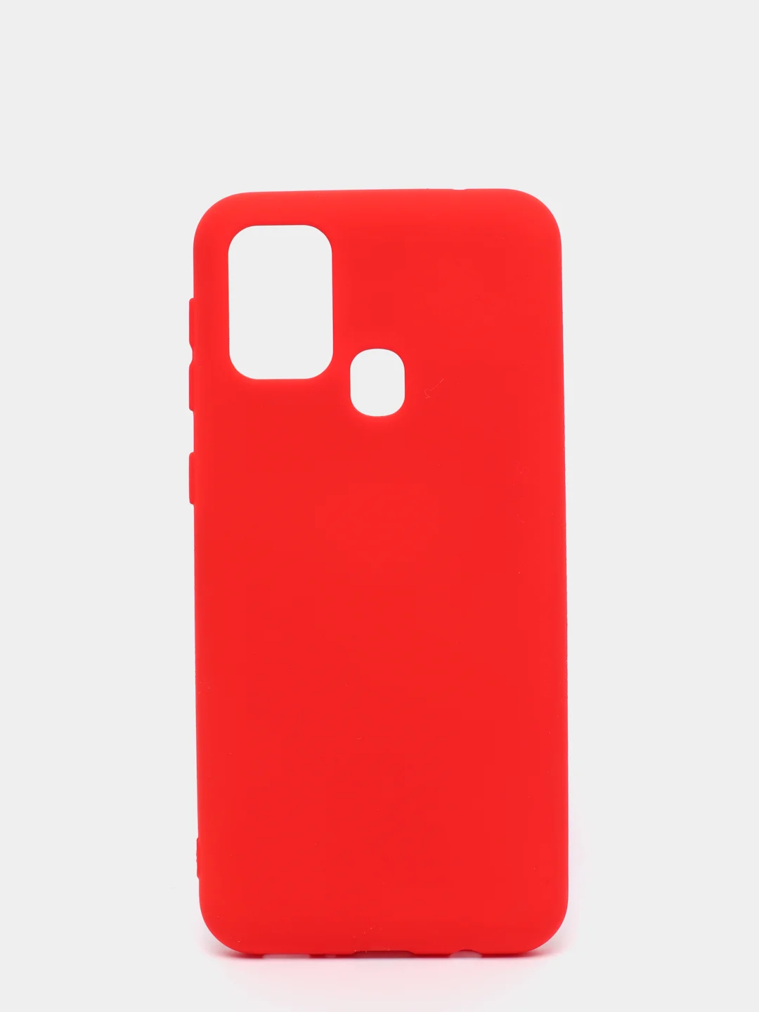 Красный чехол Siliconе Case для Samsung M31 Cамсунг М31 soft touch
