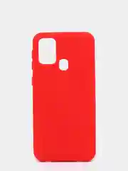 Красный чехол Siliconе Case для Samsung M31 Cамсунг М31 soft touch