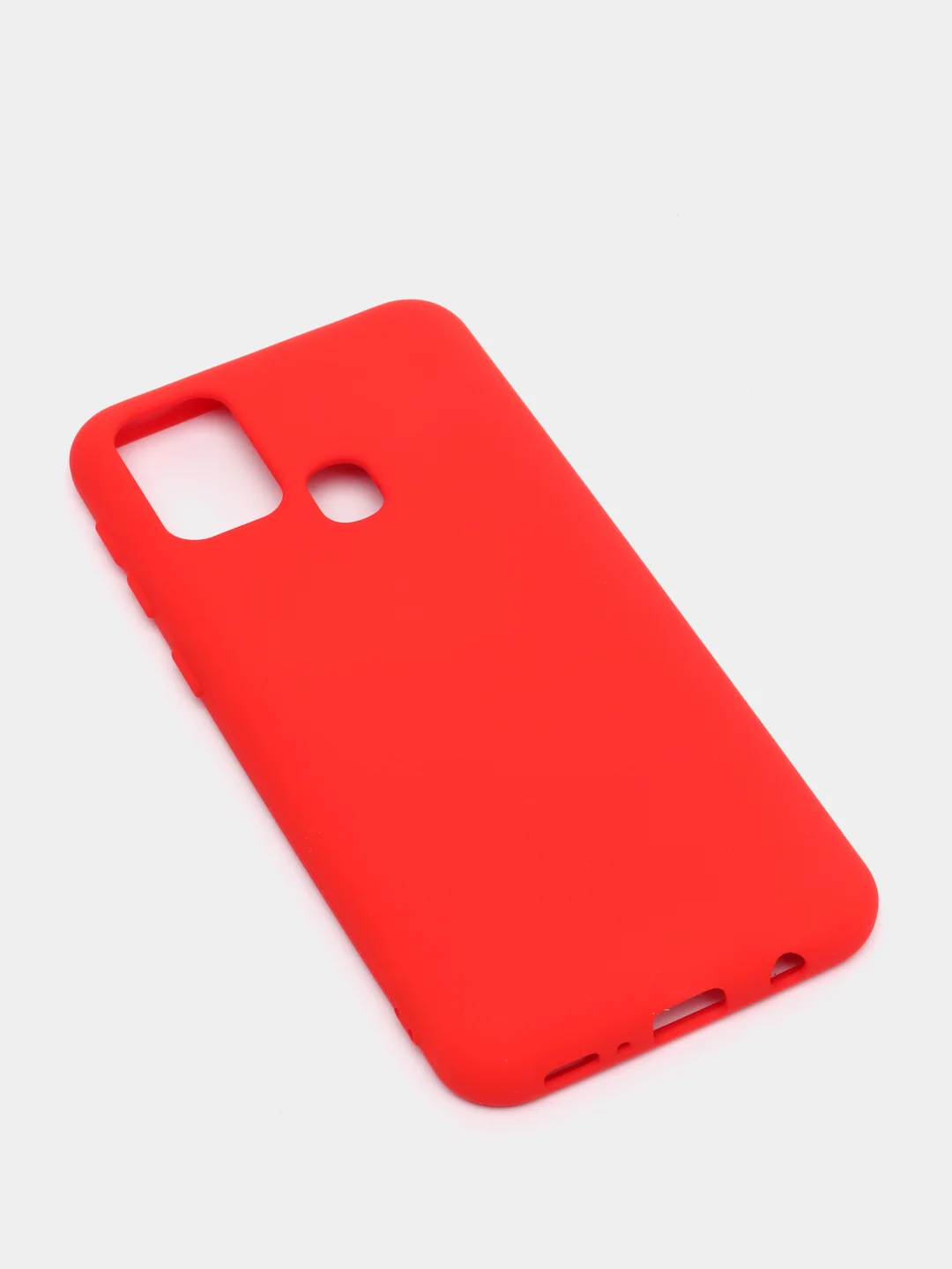 Красный чехол Siliconе Case для Samsung M31 Cамсунг М31 soft touch