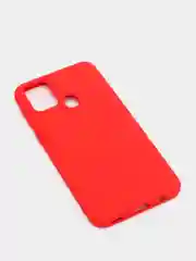 Красный чехол Siliconе Case для Samsung M31 Cамсунг М31 soft touch