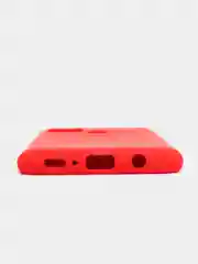 Красный чехол Siliconе Case для Samsung M31 Cамсунг М31 soft touch
