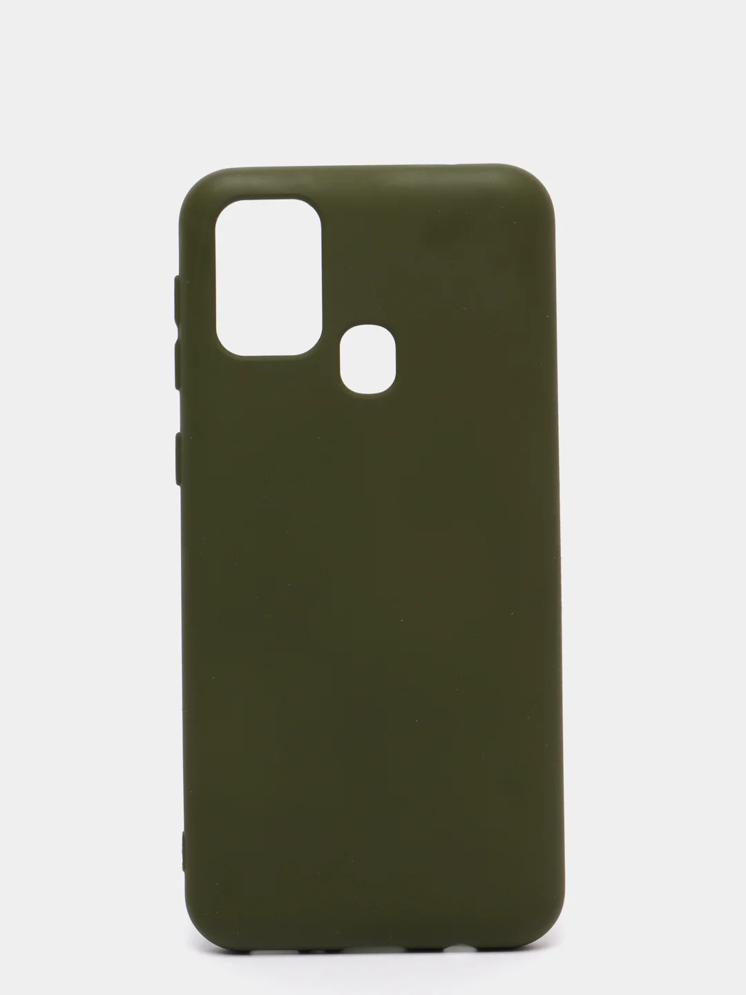 Зелёный хаки чехол Siliconе Case для Samsung M31 Cамсунг М31 soft touch