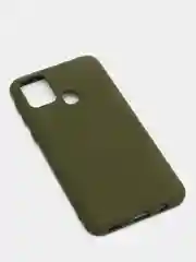 Зелёный хаки чехол Siliconе Case для Samsung M31 Cамсунг М31 soft touch