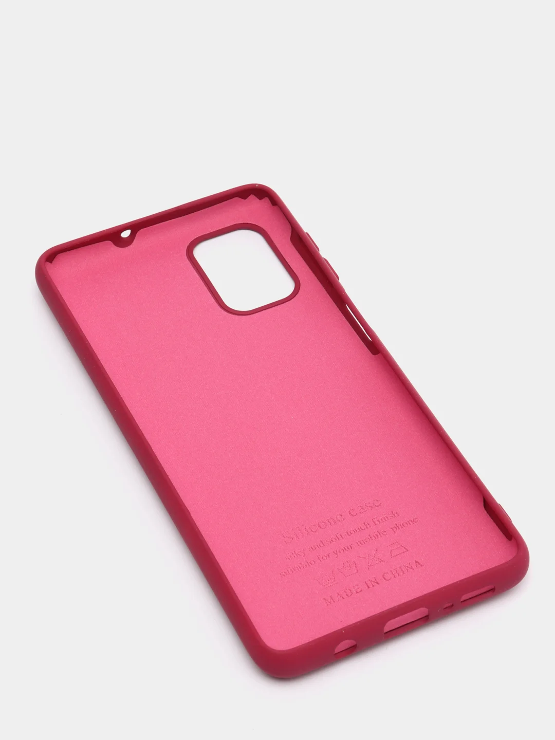 Тёмно-бордовый чехол Siliconе Case для Samsung M51 Cамсунг М51 soft touch