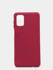 Тёмно-бордовый чехол Siliconе Case для Samsung M51 Cамсунг М51 soft touch