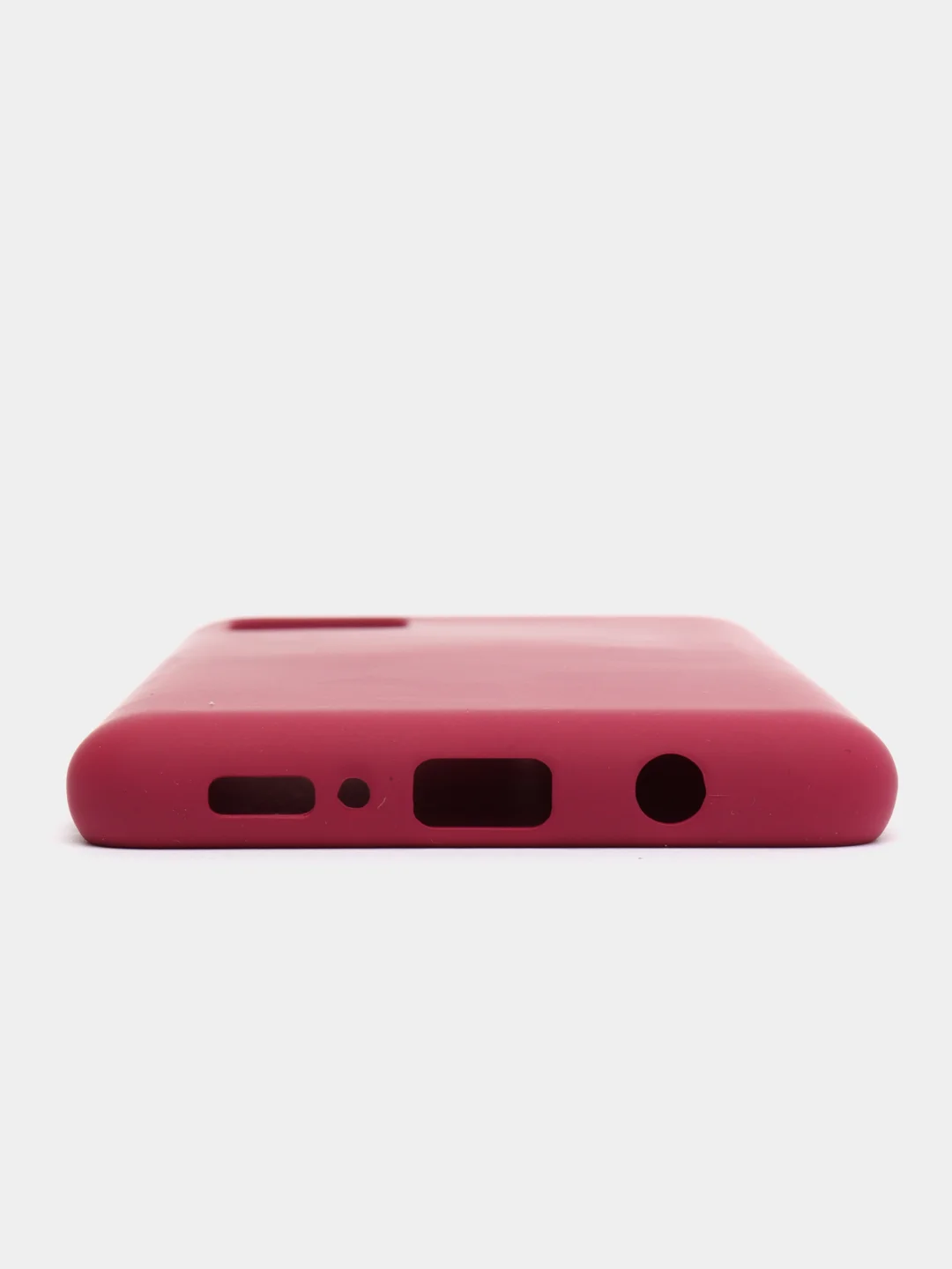 Тёмно-бордовый чехол Siliconе Case для Samsung M51 Cамсунг М51 soft touch