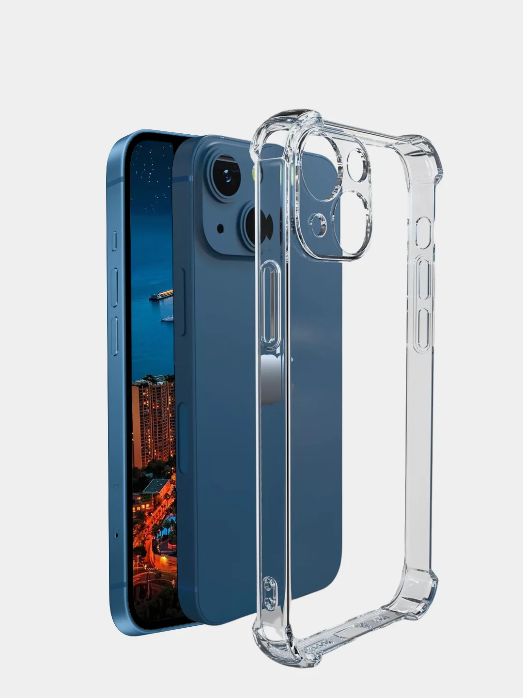 Чехол прозрачный iPhone 13, 13 Pro, 13 Pro Max, 13 mini противоударный