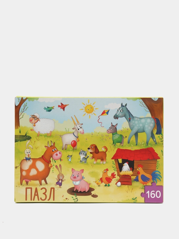 Пазл детский "Животные", 160 элементов