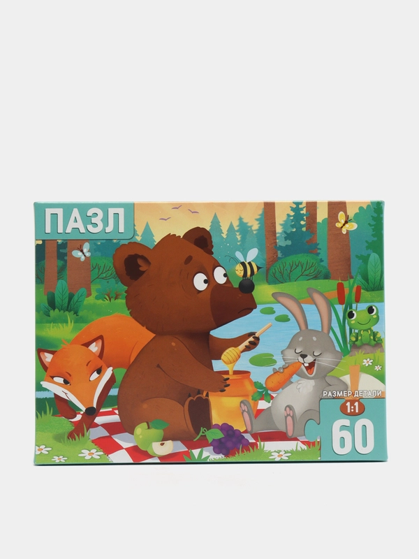 Пазл, 60 элементов, животные