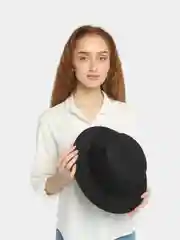 Черный шляпа женская / мужская