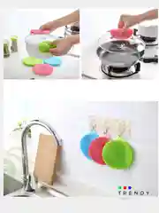 Конфетный губка силиконовая для мытья посуды