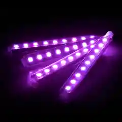 Фиолетовый диодная подсветка салона и зоны ног автомобиля ElectroKot, 4 модуля, 36 LED, разные цвета