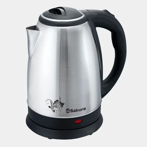 Чайник электрический Sakura SA-2134S, нержавеющая сталь, глянцевая, 1,8 л
