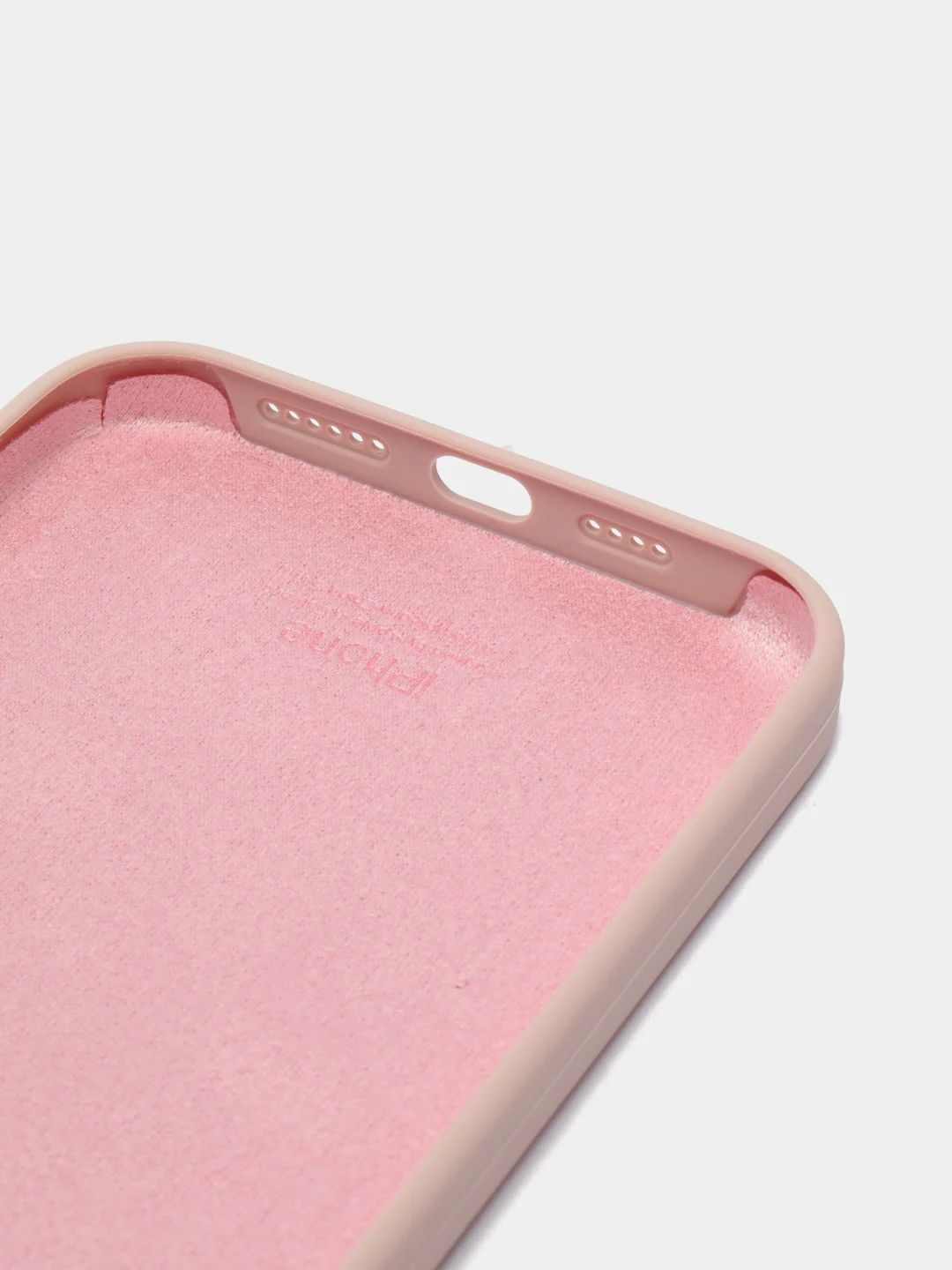 Багровый чехол для iPhone 13, Pro, Max, Silicone закрытый низ с логотипом