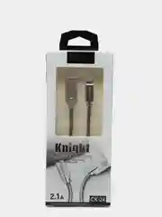 Кабель для айфона Apple Lightning Iphone а в металлической оплетке inkax Knight