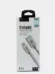Кабель для айфона Apple Lightning Iphone а в металлической оплетке inkax Knight