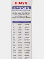 Универсальный пульт для телевизора Huayu RTV-03 VER.02 TV
