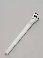 Белый светящаяся гелевая ручка, синие чернила
