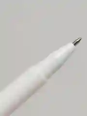 Белый светящаяся гелевая ручка, синие чернила