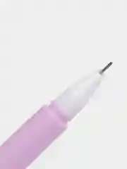 Сиреневый светящаяся гелевая ручка, синие чернила