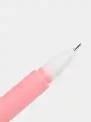 Сиреневый светящаяся гелевая ручка, синие чернила