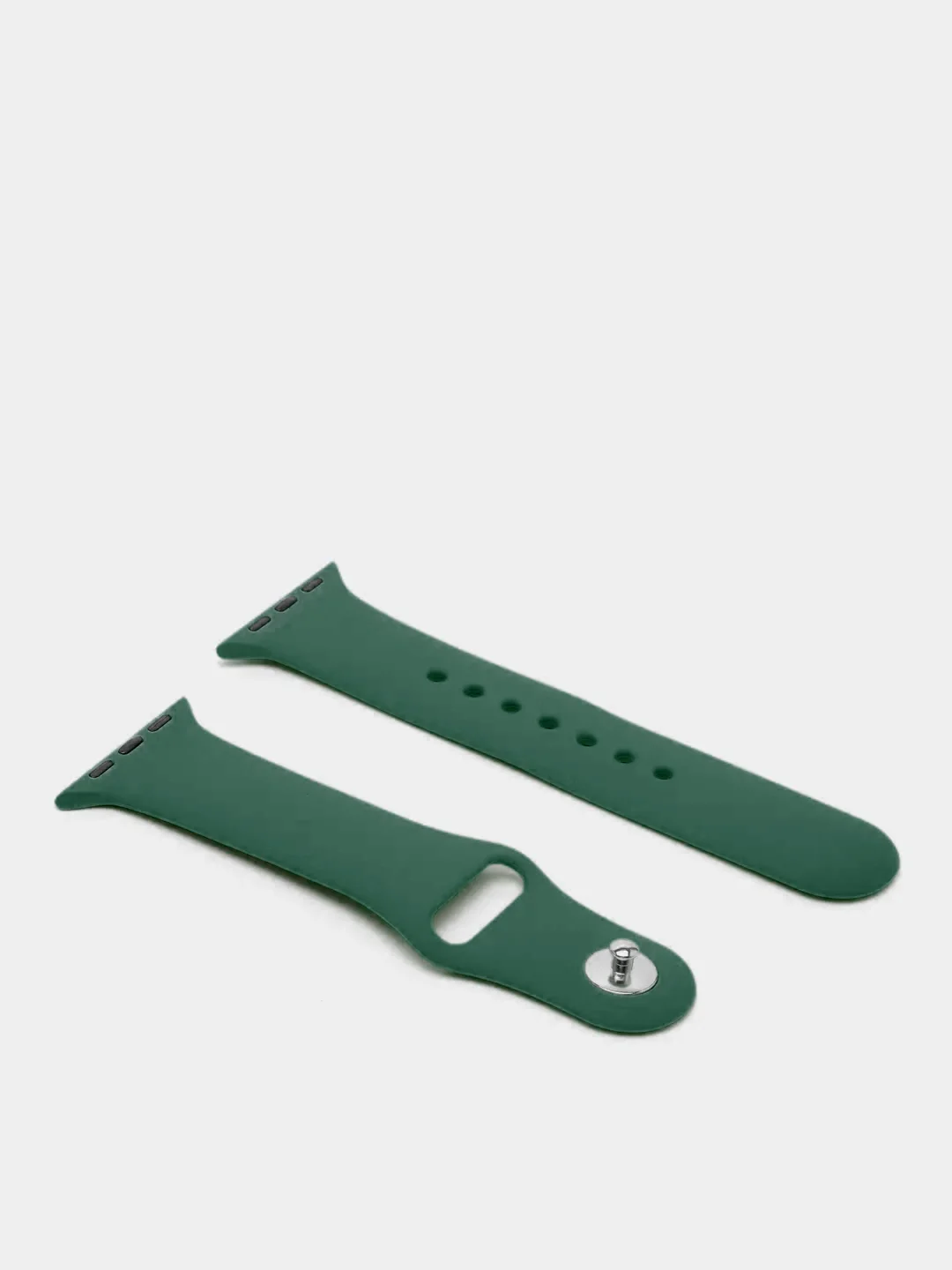 Лесной зеленый спортивный силиконовый ремешок для Apple Watch 1/2/3/4/5 размер 42-44
