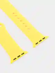 Лимонный спортивный силиконовый ремешок для Apple Watch 1/2/3/4/5 размер 42-44