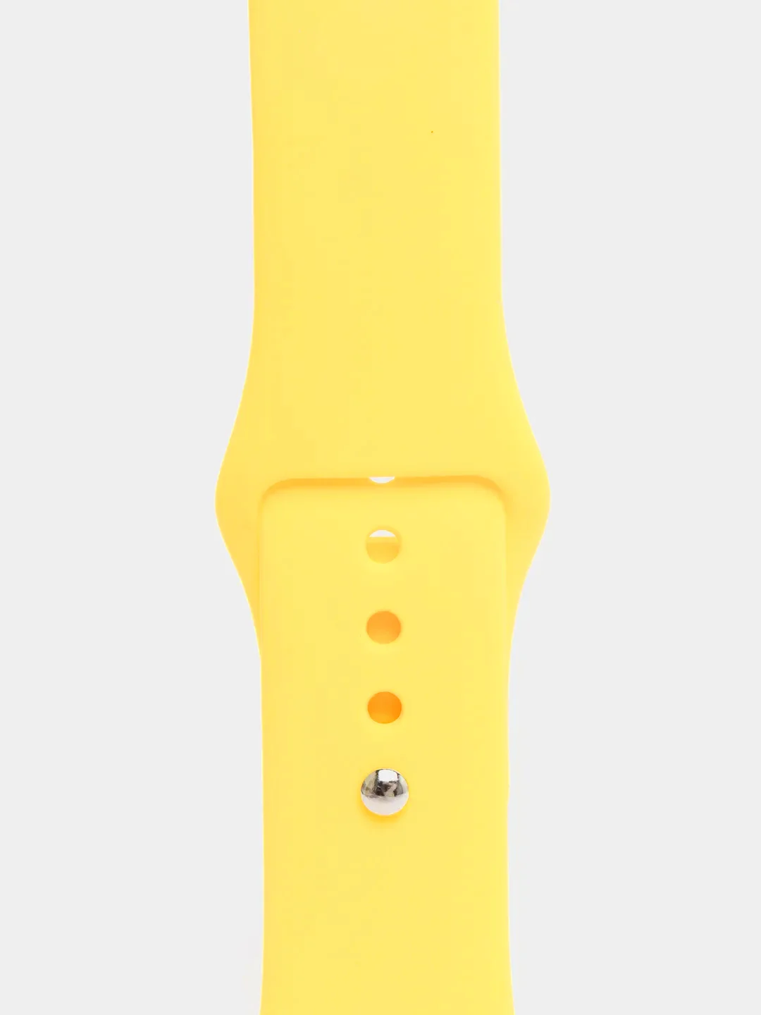 Лимонный спортивный силиконовый ремешок для Apple Watch 1/2/3/4/5 размер 42-44