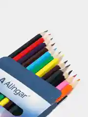 Цветные карандаши "ALINGAR", 12 цветов, заточенные