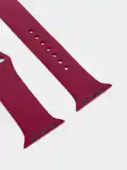Багровый спортивный силиконовый ремешок для Apple Watch 1/2/3/4/5 размер 42-44