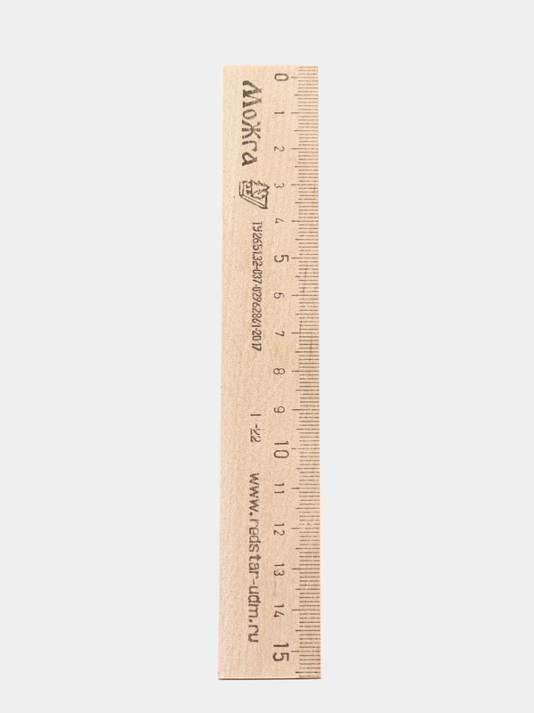 Линейка деревянная, 15см, 20 см, 25 см